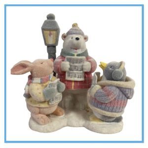 Judy Sparks Polar Pals Flocked Figurines